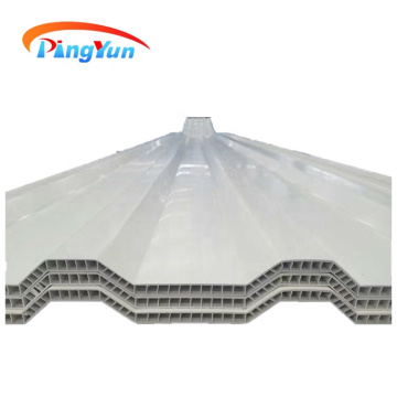 ASA UPVC heat resistance twinwall roof sheet